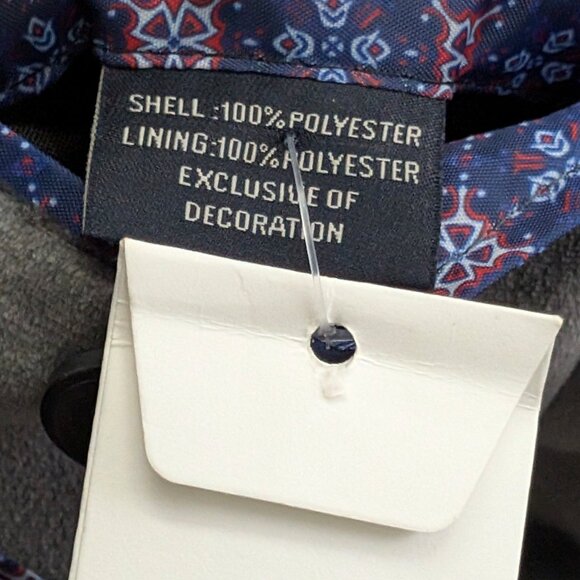 Tailorbyrd Collection Velvet Blazer Men's Size 44R Gray NWT Smokers Jacket - Picture 7 of 12